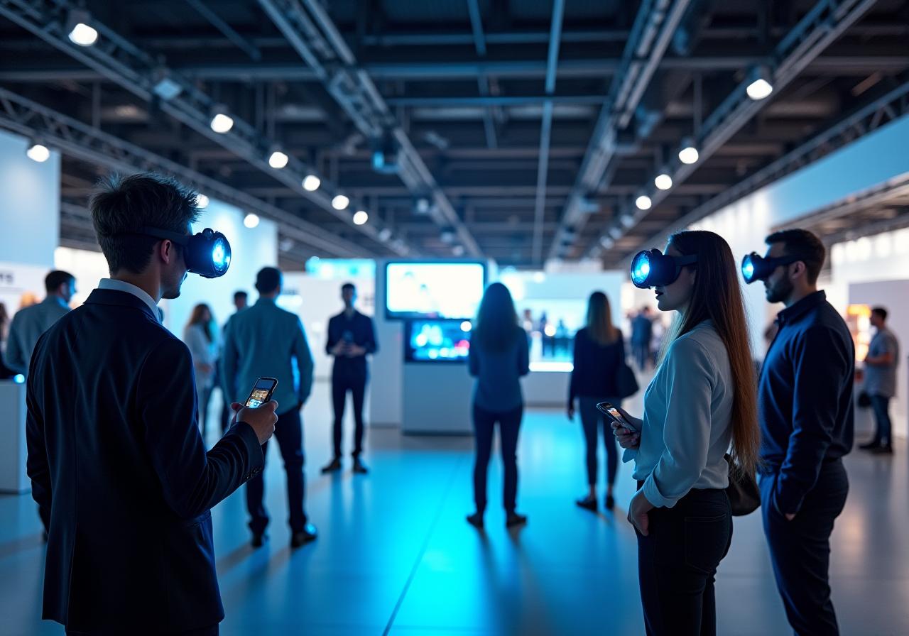 Centro de convenciones con VR